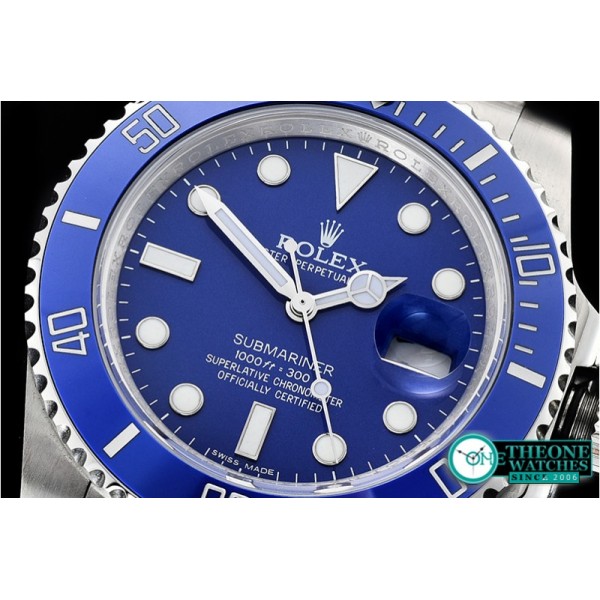 Rolex - Submariner 116619LN SS/SS Blue JF Asia 2824