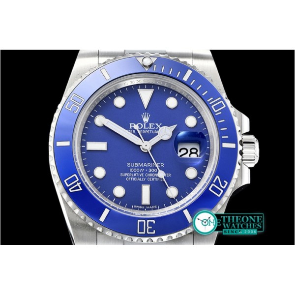 Rolex - Submariner 116619LN SS/SS Blue JF Asia 2824