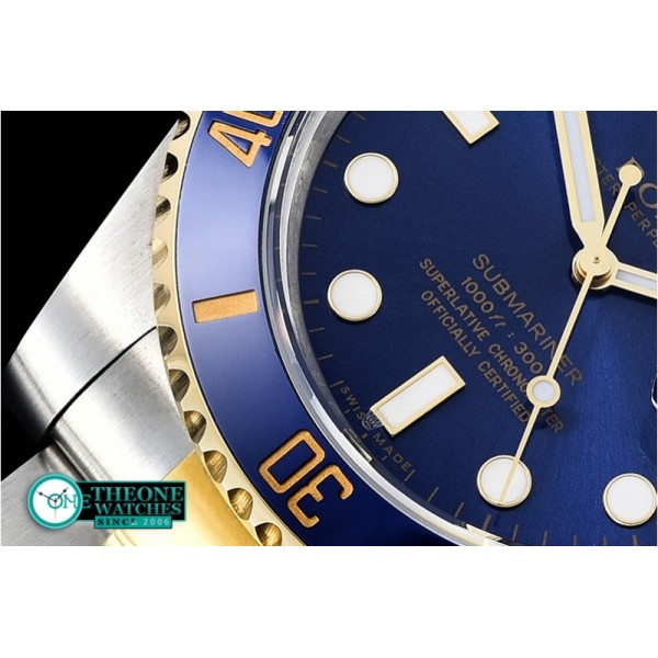 Rolex - Submariner 116613LN 904L Cer YG/SS Blue ARF SH3135