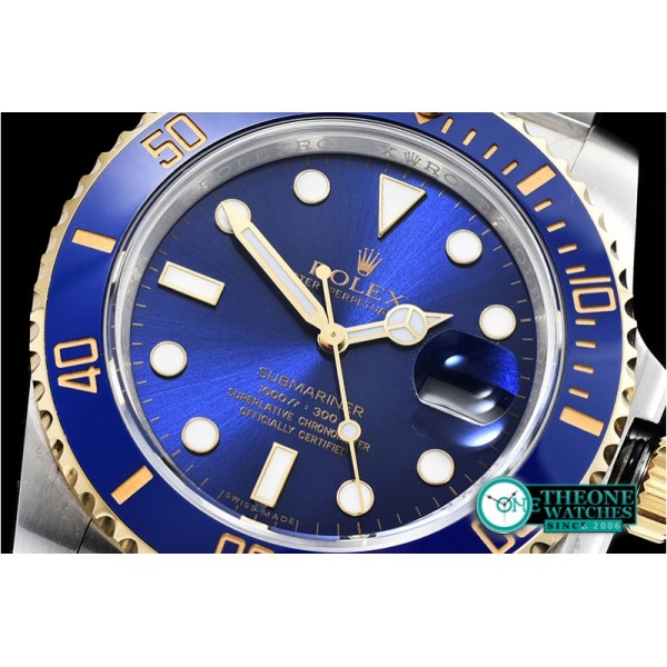 Rolex - Submariner 116613LN 904L Cer YG/SS Blue ARF SH3135