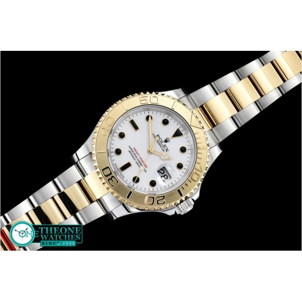 Rolex - YachtMaster 116613 40mm 904L YG/SS White GMF A3135