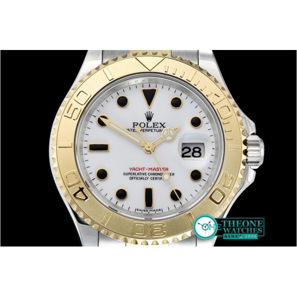 Rolex - YachtMaster 116613 40mm 904L YG/SS White GMF A3135