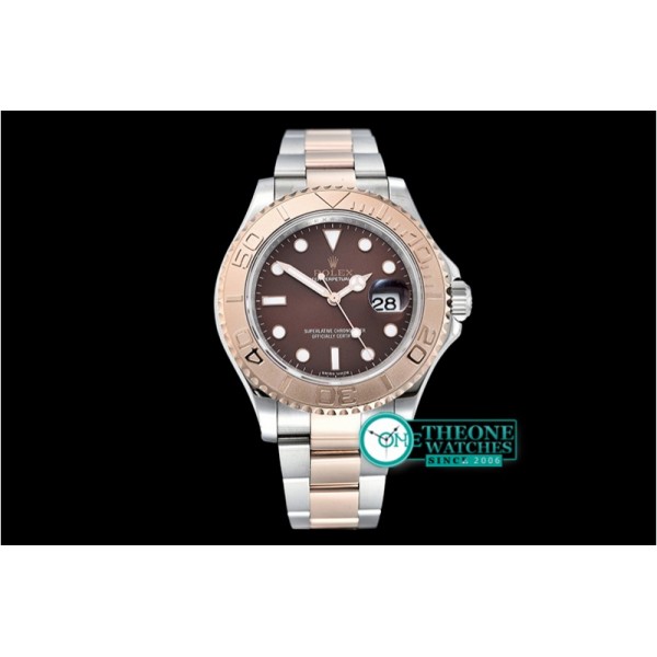 Rolex - YachtMaster 116623 40mm 904L RG/SS Brown GMF A3135