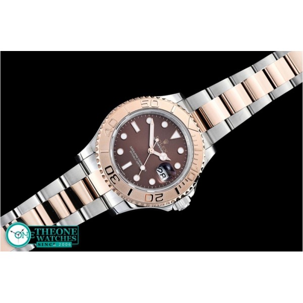 Rolex - YachtMaster 116623 40mm 904L RG/SS Brown GMF A3135