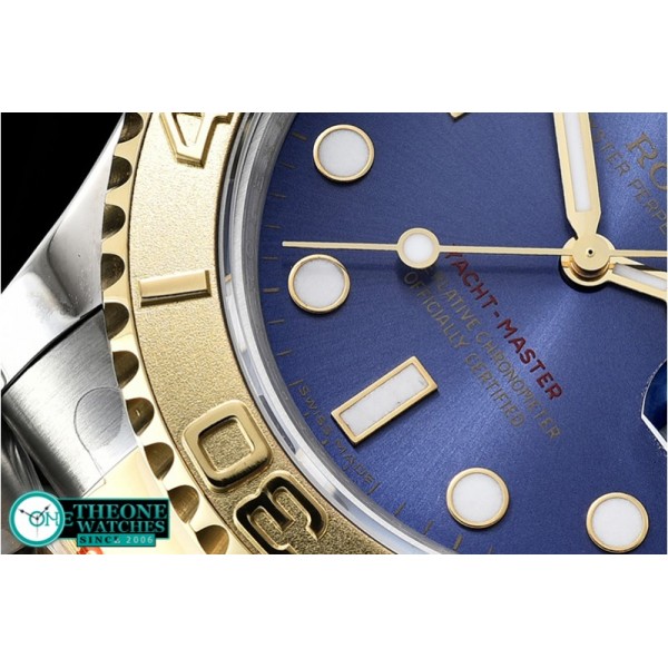 Rolex - YachtMaster 116613 40mm 904L YG/SS Blue GMF A3135