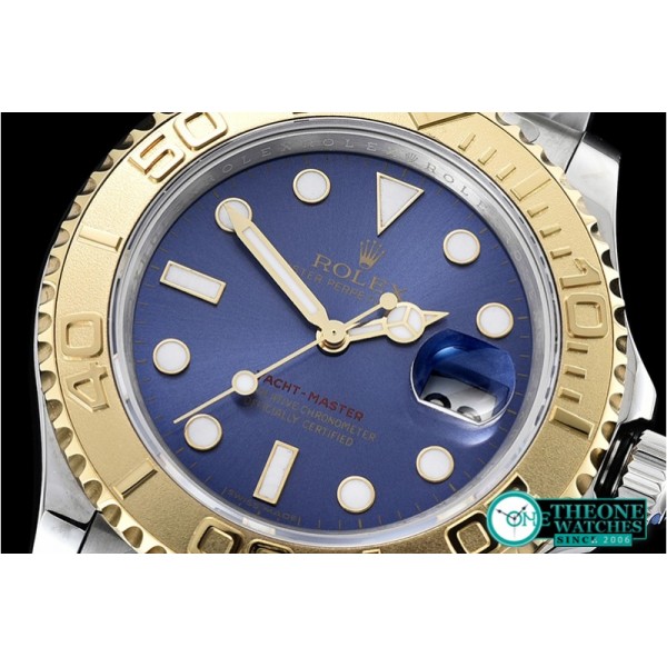 Rolex - YachtMaster 116613 40mm 904L YG/SS Blue GMF A3135