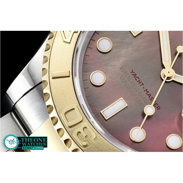 Rolex - YachtMaster 116613 40mm 904L YG/SS Bwn MOP GMF A3135