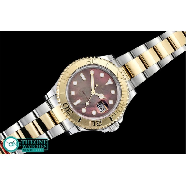 Rolex - YachtMaster 116613 40mm 904L YG/SS Bwn MOP GMF A3135