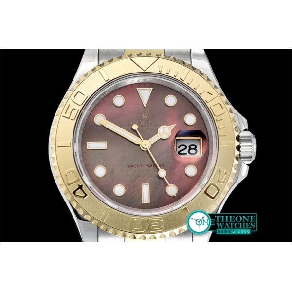 Rolex - YachtMaster 116613 40mm 904L YG/SS Bwn MOP GMF A3135