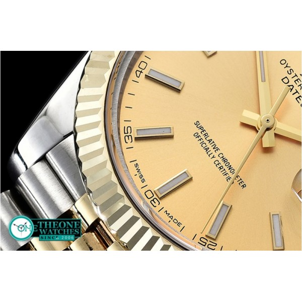 Rolex - DJ2 41mm Jub Flt Wrap 904L YG/SS Gold Stk GMF A2836