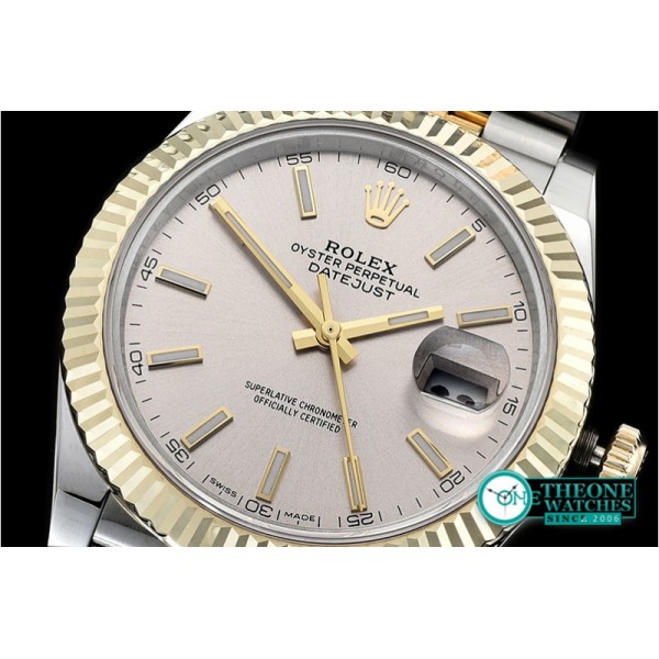 Rolex - DJ2 41mm Jub Flt Wrap 904L YG/SS L Grey Stk GMF A2836