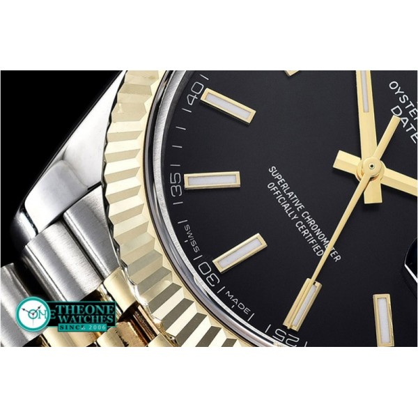 Rolex - DJ2 41mm Jub Flt Wrap 904L YG/SS Blk Stk GMF A2836