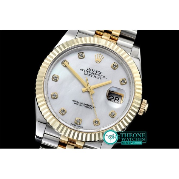 Rolex - DJ2 41mm Jub Flt Wrap 904L YG/SS Wht MOP D GMF A2836