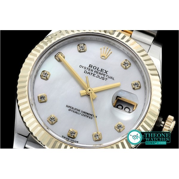 Rolex - DJ2 41mm Jub Flt Wrap 904L YG/SS Wht MOP D GMF A2836