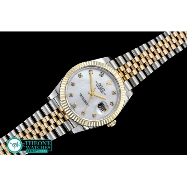 Rolex - DJ2 41mm Jub Flt Wrap 904L YG/SS Wht MOP D GMF A2836