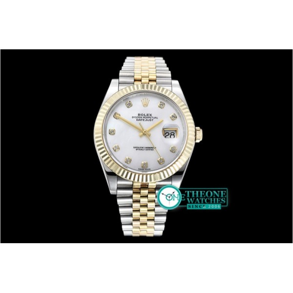 Rolex - DJ2 41mm Jub Flt Wrap 904L YG/SS Wht MOP D GMF A2836