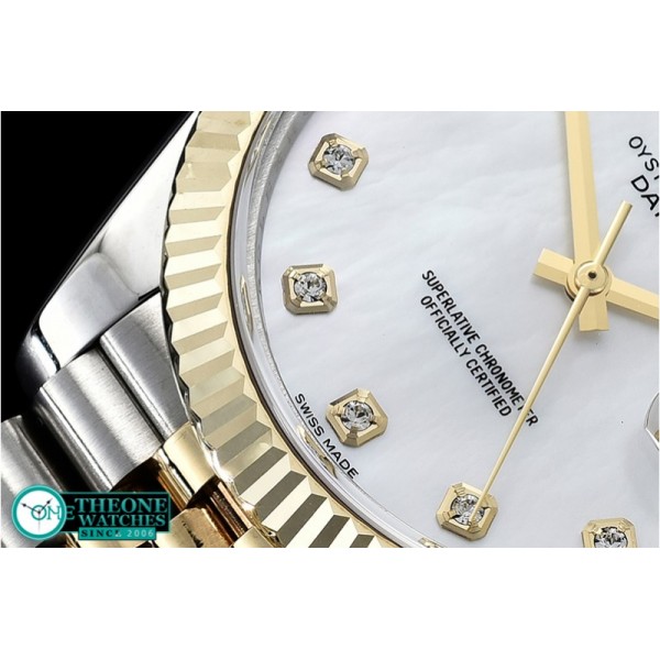 Rolex - DJ2 41mm Jub Flt Wrap 904L YG/SS Wht MOP D GMF A2836