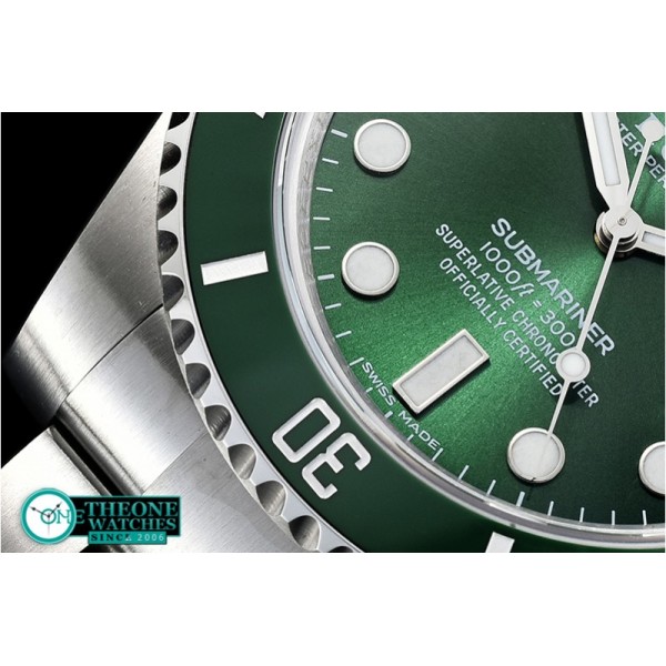 Rolex - Submariner 116610LV 904L SS/SS Green VRF Asia 3135