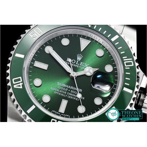 Rolex - Submariner 116610LV 904L SS/SS Green VRF Asia 3135