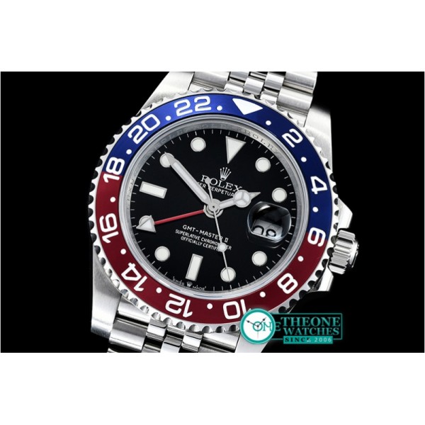 Rolex - GMT Master II 126710 Jubilee SS/SS Blk KSF A2836