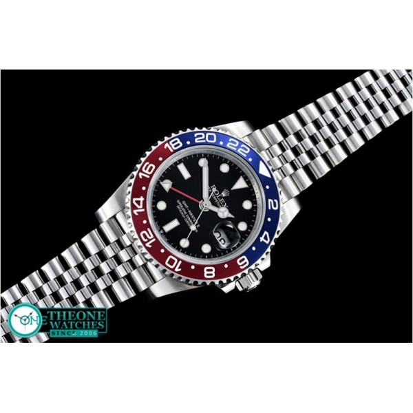 Rolex - GMT Master II 126710 Jubilee SS/SS Blk KSF A2836