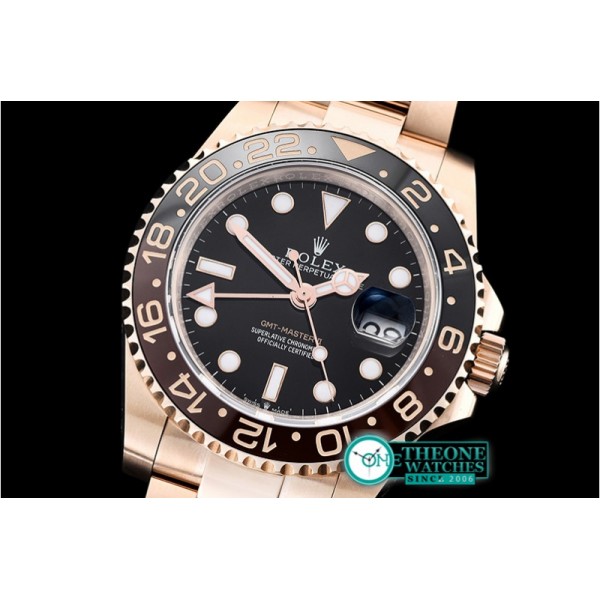 Rolex - GMT Master II 2018 126715CHNR RG/RG Black BP A2836