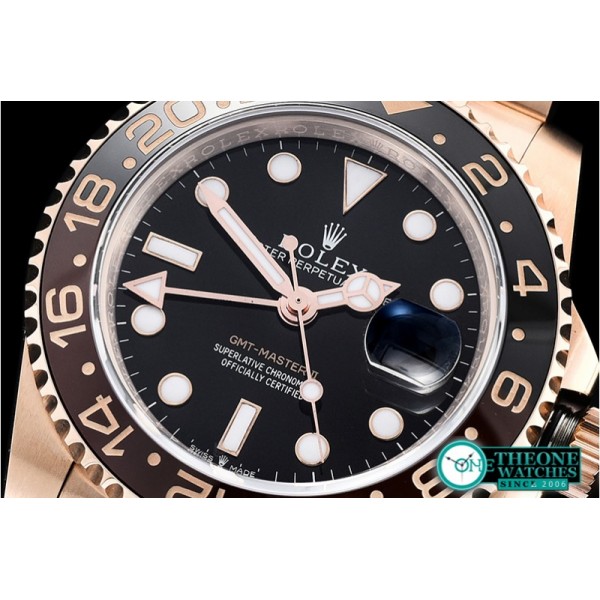 Rolex - GMT Master II 2018 126715CHNR RG/RG Black BP A2836