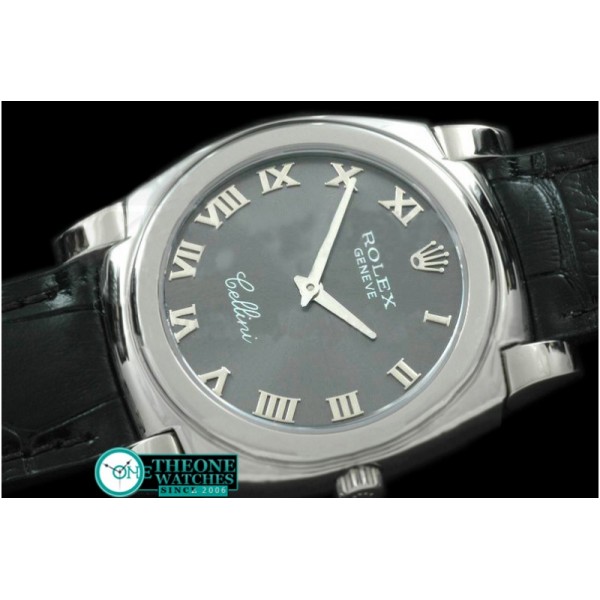 Rolex - Cellini SS/LE MOP Green Roman Swiss Quartz