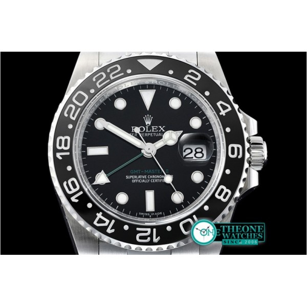 Rolex - GMT II 116710LN 904L SS/SS Noob V9 A3186 Hr Hand