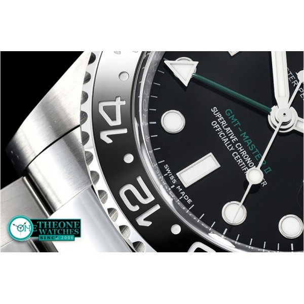 Rolex - GMT II 116710LN 904L SS/SS Noob V9 A3186 Hr Hand