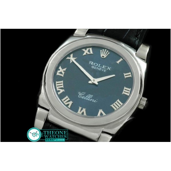 Rolex - Cellini SS/LE Blue Roman Swiss Quartz