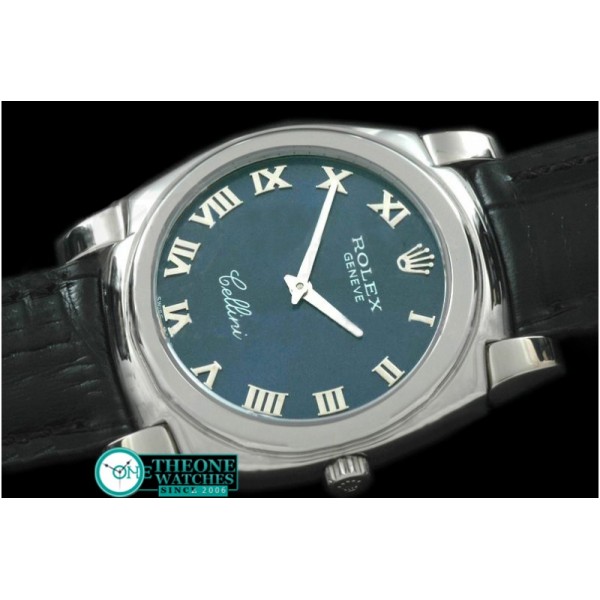 Rolex - Cellini SS/LE Blue Roman Swiss Quartz