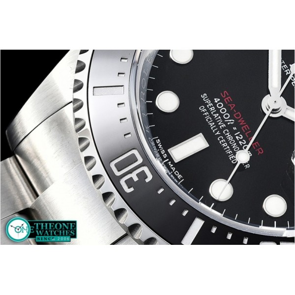 Rolex - Seadweller 126600 43mm 904L SS/SS Blk Noob Asia 3235