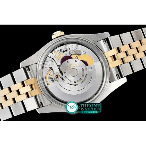 Rolex - DJ 36mm Jub Flt 904L Wrapped YG/SS Wht/Rmn GMF A3135