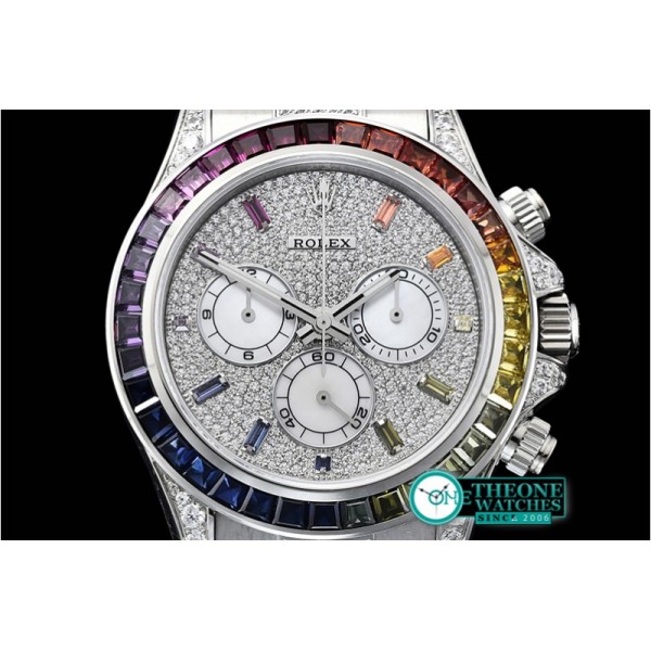 Rolex - Daytona 116599 RBOW SS/SS Diams BP A7750 4130 Mod