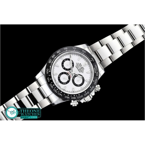 Rolex - Daytona 116500 CER/SS White 904L Noob V2 A4130 Mod