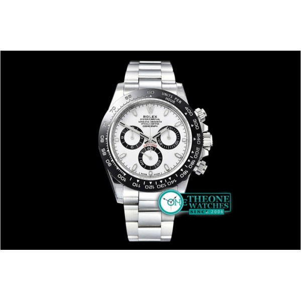 Rolex - Daytona 116500 CER/SS White 904L Noob V2 A4130 Mod