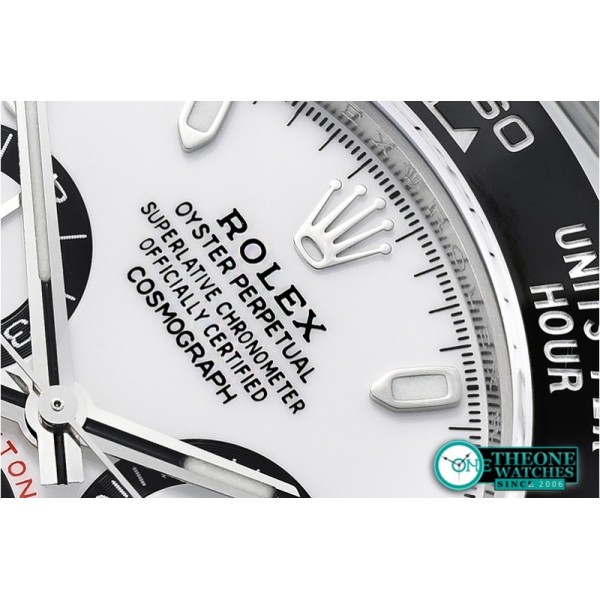 Rolex - Daytona 116500 CER/SS White 904L Noob V2 A4130 Mod