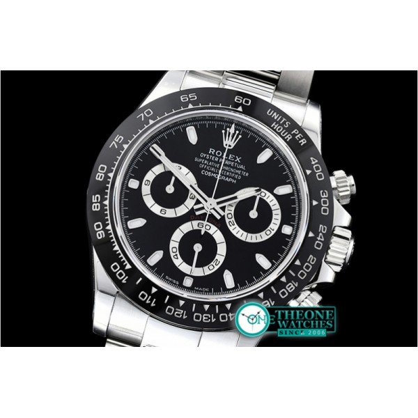 Rolex - Daytona 116500 CER/SS Black 904L Noob V2 A4130 Mod