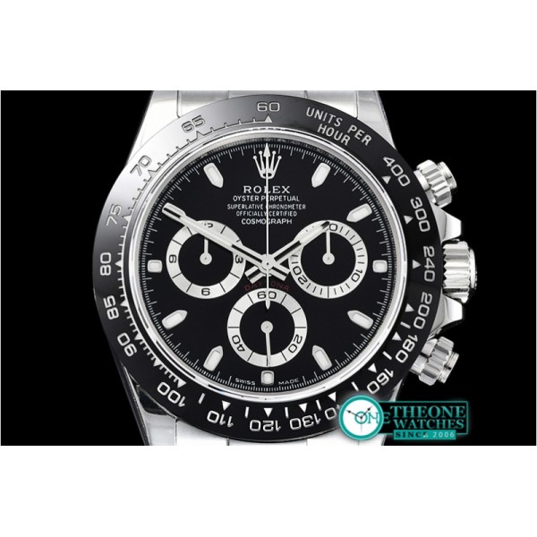 Rolex - Daytona 116500 CER/SS Black 904L Noob V2 A4130 Mod