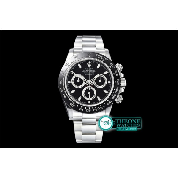 Rolex - Daytona 116500 CER/SS Black 904L Noob V2 A4130 Mod