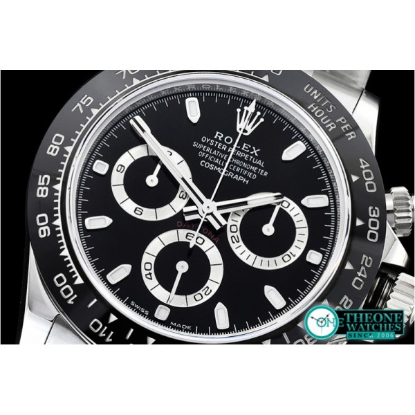 Rolex - Daytona 116500 CER/SS Black 904L Noob V2 A4130 Mod