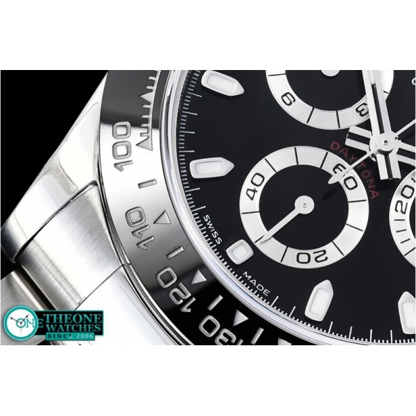 Rolex - Daytona 116500 CER/SS Black 904L Noob V2 A4130 Mod