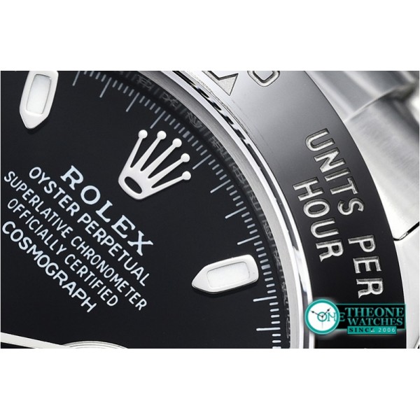 Rolex - Daytona 116500 CER/SS Black 904L Noob V2 A4130 Mod