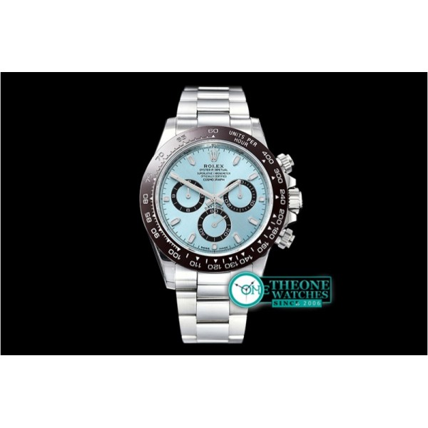 Rolex - Daytona 116506 CER/SS Ice Blue 904L Noob V2 A4130 Mod