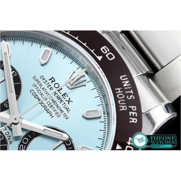 Rolex - Daytona 116506 CER/SS Ice Blue 904L Noob V2 A4130 Mod