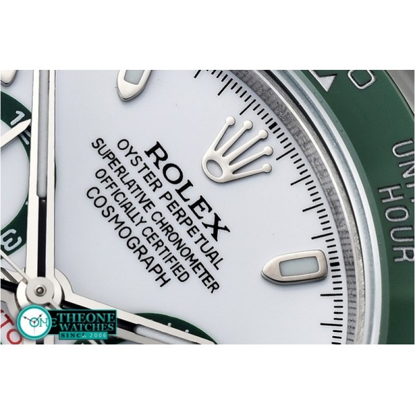 Rolex - Daytona 116500LN Grn CER/SS/SS Wht BLF A7750 A4130