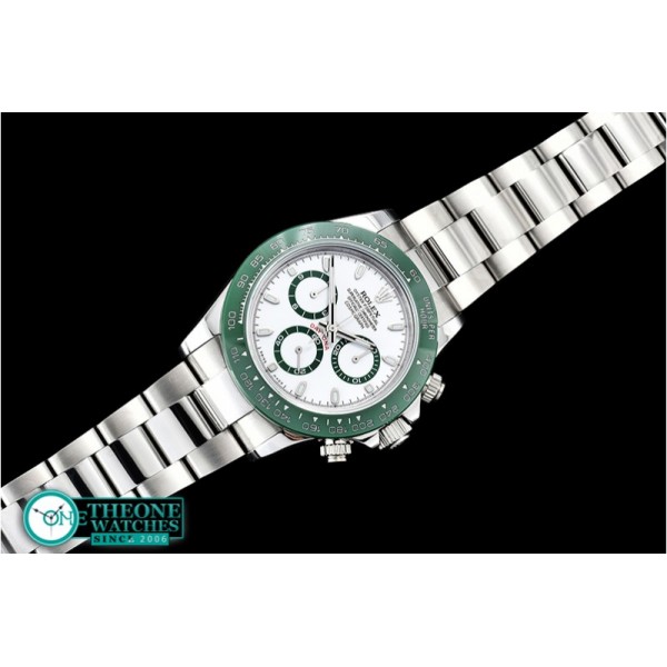 Rolex - Daytona 116500LN Grn CER/SS/SS Wht BLF A7750 A4130