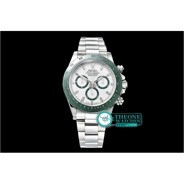 Rolex - Daytona 116500LN Grn CER/SS/SS Wht BP A7750 A4130