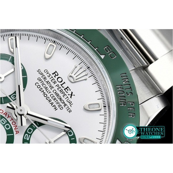 Rolex - Daytona 116500LN Grn CER/SS/SS Wht BP A7750 A4130